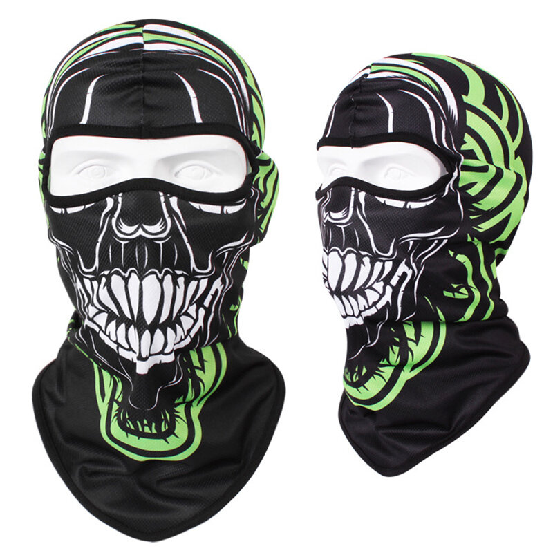 Motorcycle Headgear Cap Men Balaclava Multi-function Skull Face Mask MTB Bicycle Full Face Cover Shield Sunscreen Women Headwear