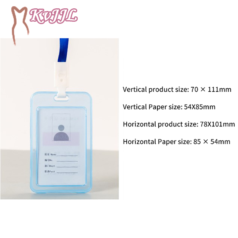 1Pcs Waterproof Transparent PVC ID Credit Card Holder Plastic Card Protector Case To Protect Bus Bank Card Holder Card Cover