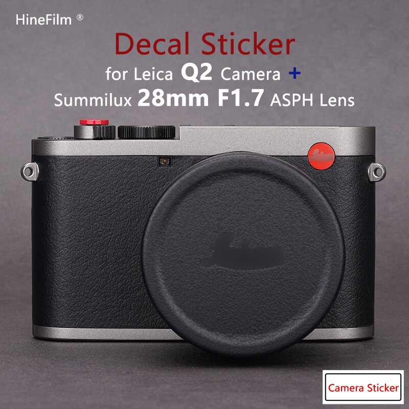 Dla Leica Q2 naklejka na aparat Anti-scratch pokrowiec owijający folia do aparatu Leica Q2 skóra Anti-Scratch Premium skórka kalkomania