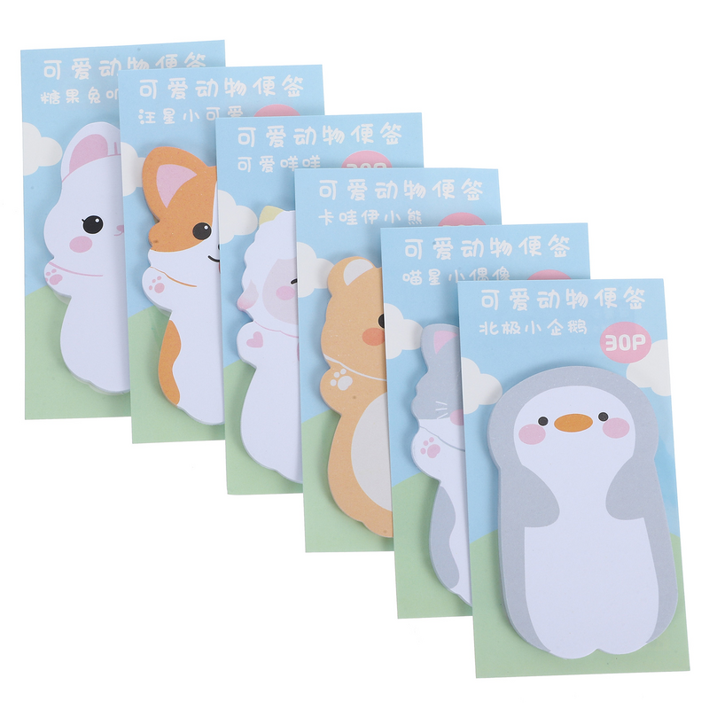 6 set di adesivi autoadesivi in carta per decorazioni per ufficio per studenti