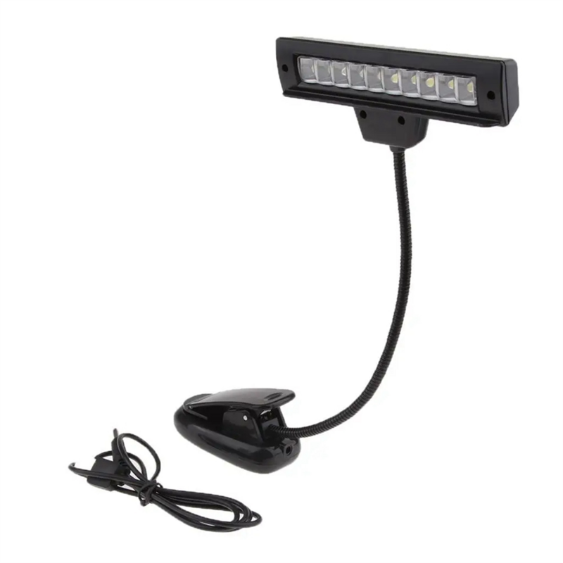 USB перезаряжаемая Музыкальная подставка светильник 10, яркая фотолампа, настольная лампа для чтения