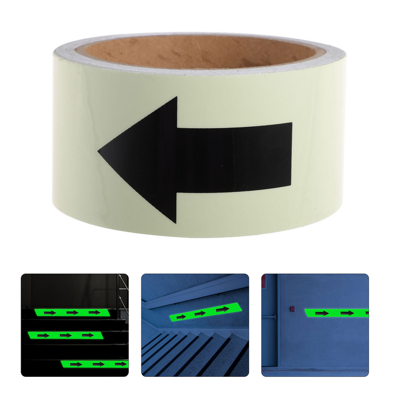 Reflective Tape Luminous for Directions Guiding Duct Glowing Pvc Arrow The Dark Stage Duct Tape