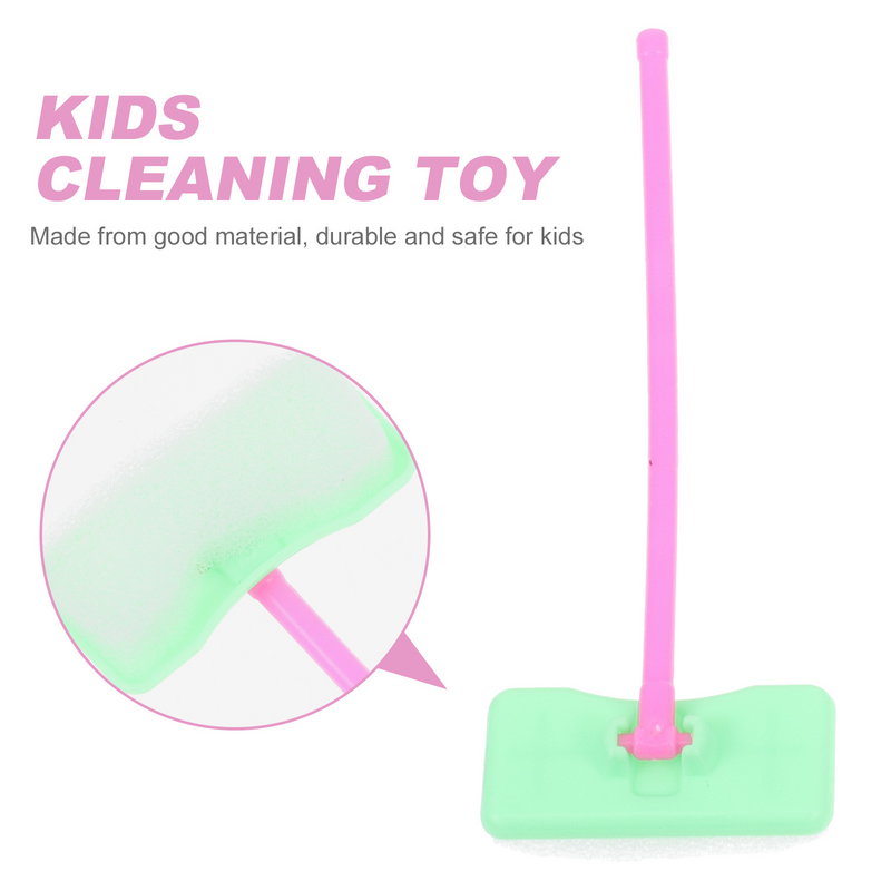 Mini Herramientas de limpieza de la casa, juego de simulación para niños pequeños, herramienta de limpieza del hogar, cepillo de escoba, limpiador de la casa
