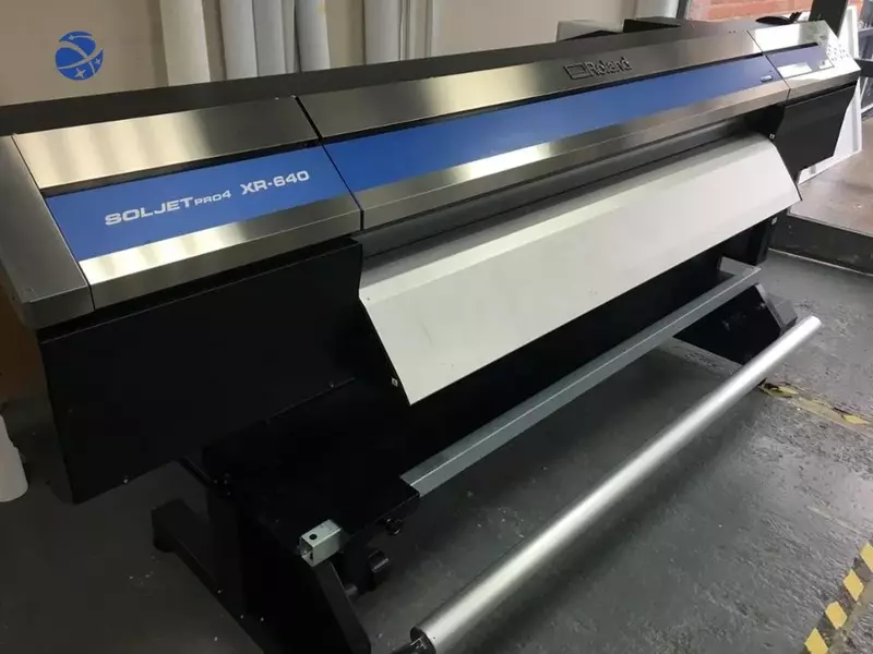 Yun YiWide Format Roland Digital Soljet Pro 4 XR-640 Printer With Metallic And White Ink