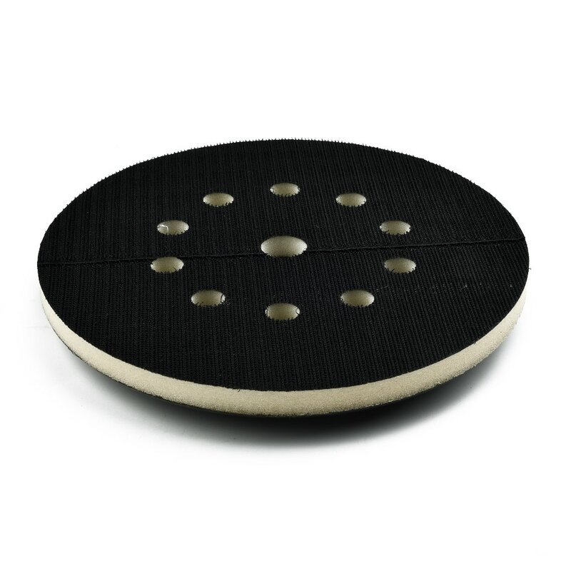 1pc Black Wall Polishing Sanding Pad With 6mm Thread 9inch 215mm 10 Holes Hook And Loop Drywall Sanders Dustless Abrasive Discs
