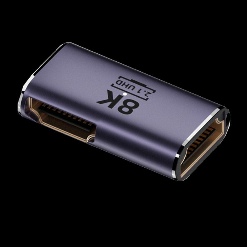 อะแดปเตอร์ใช้ได้กับ HDMI ตัวผู้-ตัวเมียมัลติฟังก์ชัน7680 × 4320 @ 60Hz HDMI-อะแดปเตอร์ตัวผู้กับตัวผู้ที่ทนทาน8K