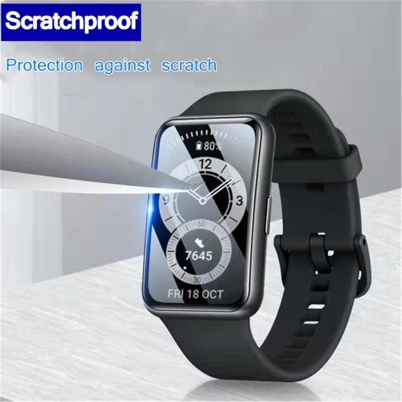 2 Pieces for Watch Fit 2 for Smart Band Screen Protector Full Coverage Flexible Film Durable Anti-Scratch for Hd Cover