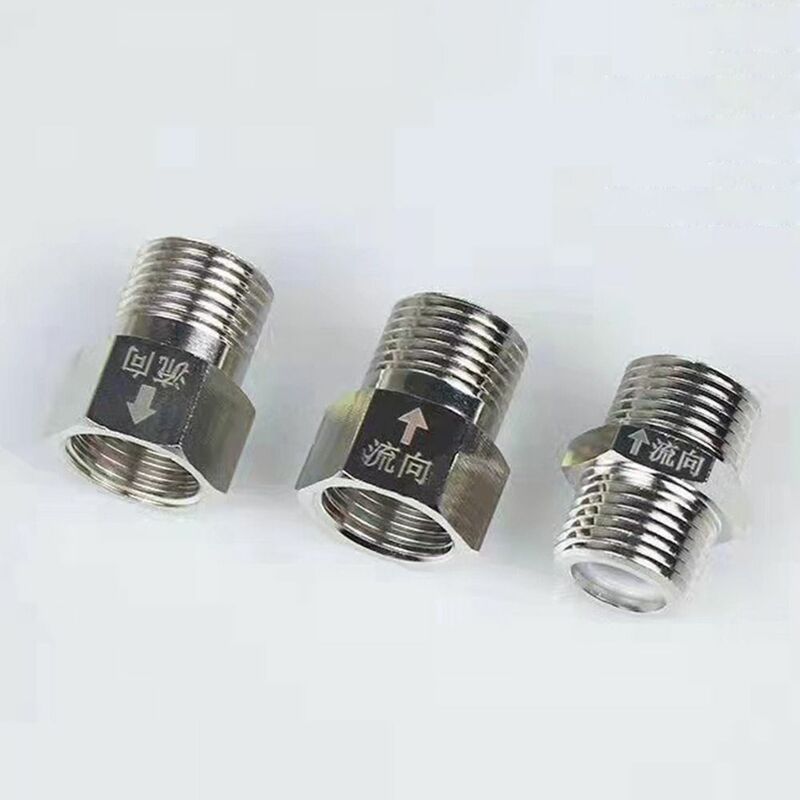 Brass One-way Valve Nickel Plated Male Female Thread Backflow Valve 1/2" G1/2 20mm Hardware Accessory Check Valve Toilet