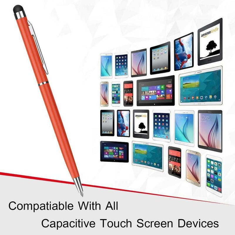 Lápiz óptico Universal 2 en 1 para teléfono inteligente y tableta, lápiz capacitivo de dibujo fino y grueso, bolígrafo táctil para pantalla móvil Android, 1 unidad