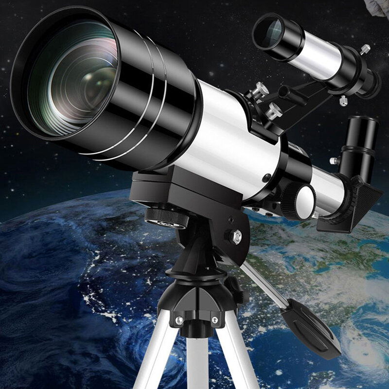 Telescópio Refrator Astronômico, Telescópio Astronômico para Adultos e Crianças, Presentes Iniciantes