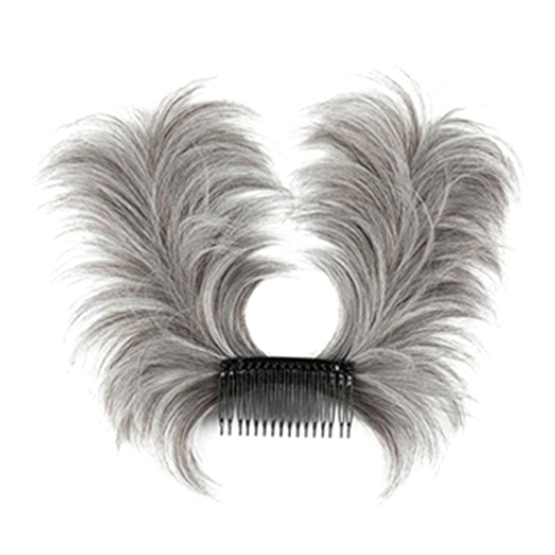 قطعة شعر فوضوية قابلة للتعديل للنساء ، مشط جانبي ، مشبك في كعكة الشعر ، Tousled Updo E