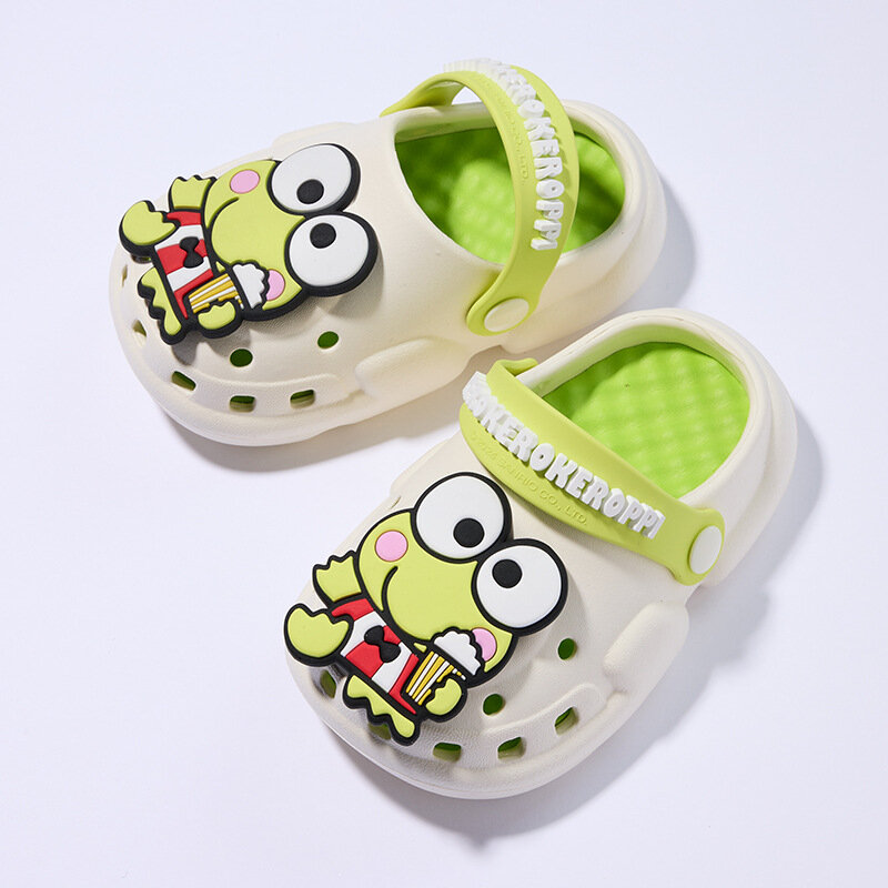 Zapatillas Kawaii Hello Kittys para niños y niñas, zapatos antideslizantes para interiores y exteriores, dibujos animados, novedad de verano
