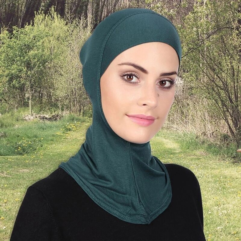 มุสลิม Underscarf ผู้หญิง Veil Hijab มุสลิมผ้าพันคอผู้หญิง Turbans หัวสำหรับสตรีผู้หญิง Hijabs หมวก Hijab หมวกอิสลามขายส่ง