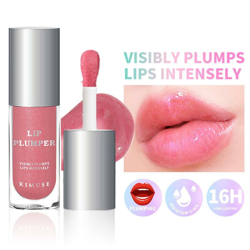 Hidratante Oil Gloss Lip Plumping, Gloss Lip Plumping, plenitude duradoura, Plumping Finish, visivelmente Plumps, lábios, brilhante, duradoura, lábios, L, K1o3