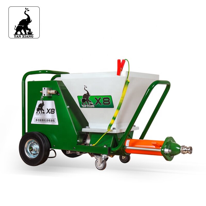 New style X8 stone paint spraying machine,Texture paint sprayer with high quality