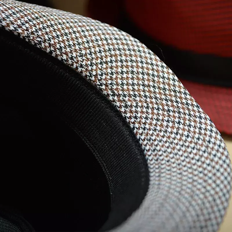 Neue Mode Retro Männer Fedoras Top Jazz Filz breite Krempe Hut Vintage Paar Kappe Winter Chapeau Sommer Bowler Hüte Mütze im Freien