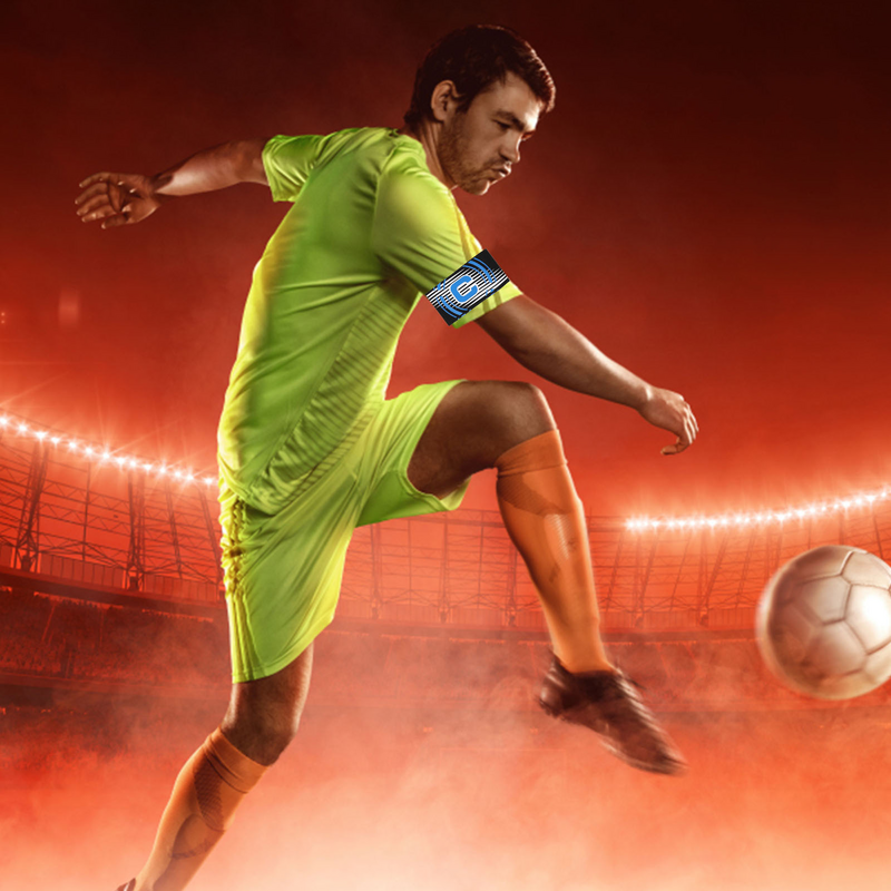 5 Pcs Football Captain Armband Soccer Leader Armbands Emblems Sports Game Outdoor
