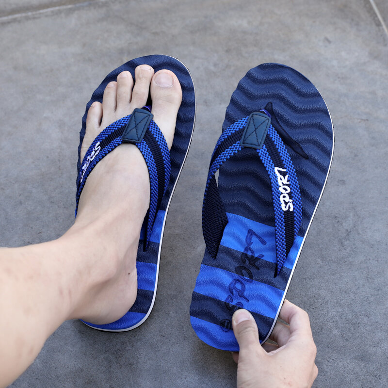 Ultralekkie męskie wakacje plażowe sandały podróże wypoczynek światło zewnętrzne klapki pantofle domowe Housetow 40-45 #