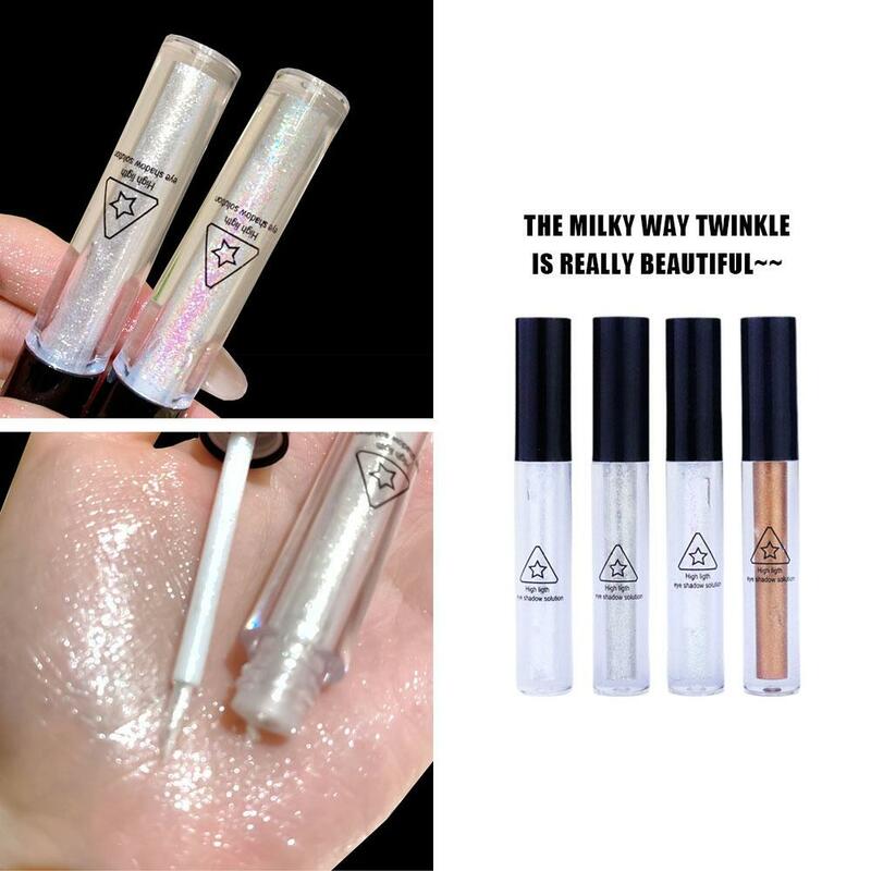 Diamond Eyeshadow Liquid Glitter Eye Shadow Pearly Eye Cosmetics Waterproof Lasting Makeup Eyeshadow Shimmer coreano V4S8