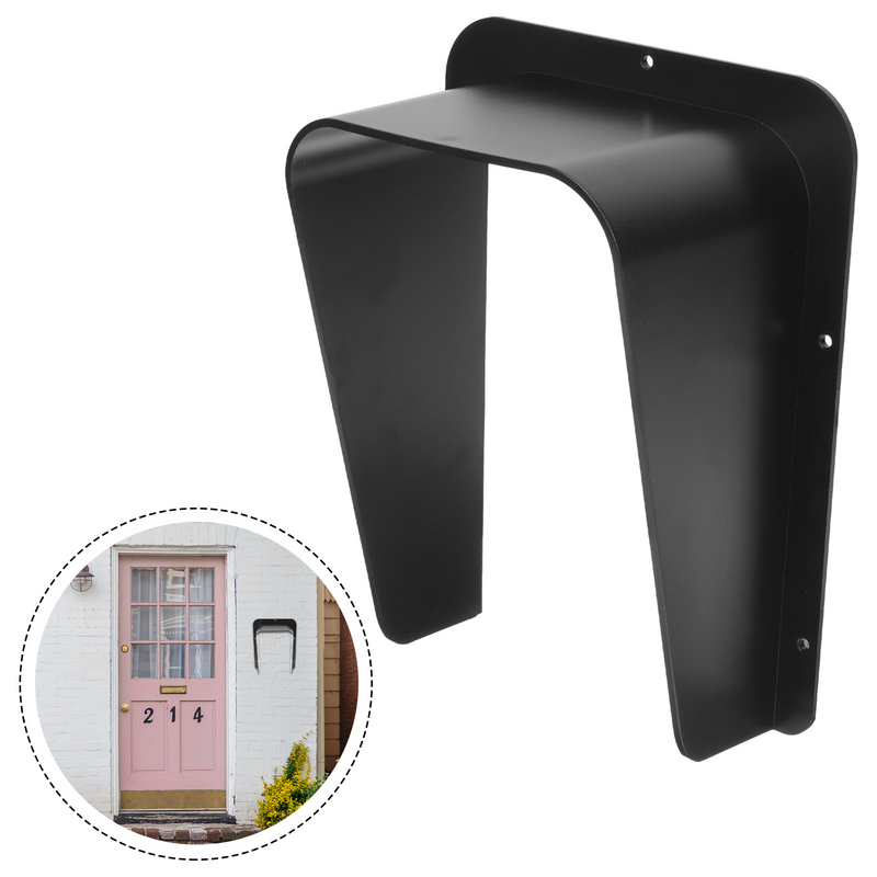 屋外保護用の防雨アクセスキーパッド,ドアベル用の保護窓付きアクリルハンドル