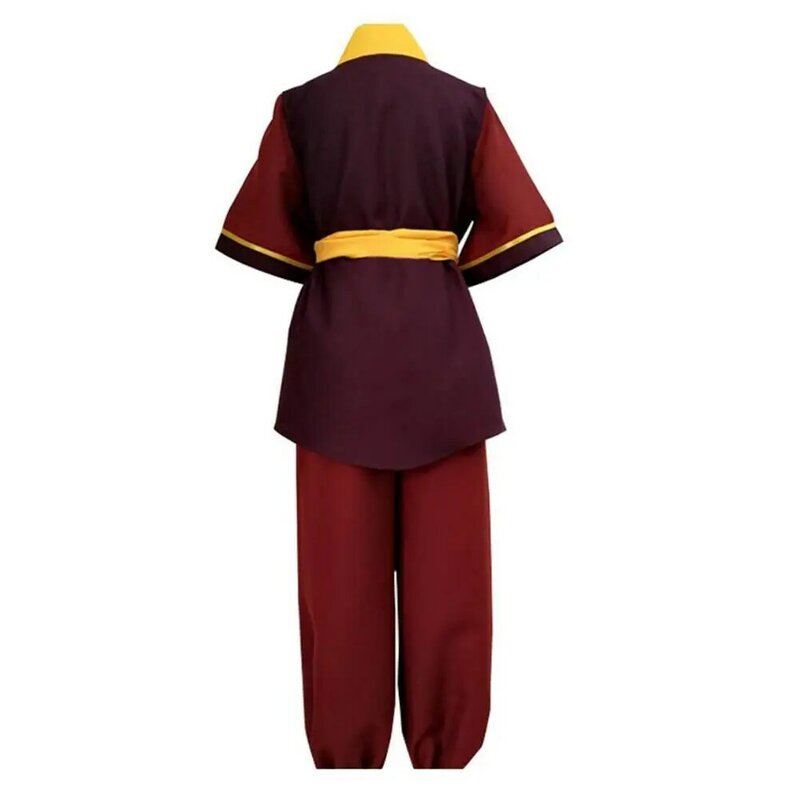 เสื้อคอสเพลย์ Avatar Zuko ชุดเข็มขัดชุดผู้ใหญ่ผู้ชายชุดสวมบทบาทแฟนตาเซียชุดฮาโลวีนเทศกาล diaguise