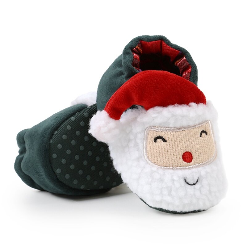 Chaussures de Noël super chaudes pour bébés, bottes d'hiver pour filles et garçons, premiers marcheurs, anti-alde, nouveau-né, tout-petit, chaussures pour bébés, 0-18M