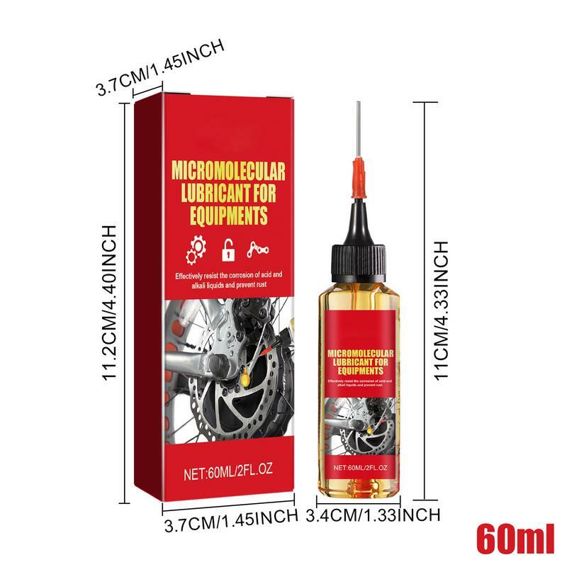 Machine Lubricant 60ml Equipment Lubricating Oil Anti-Rust High Temperature Resistant Lubricant for Door Locks Bicycle Chains