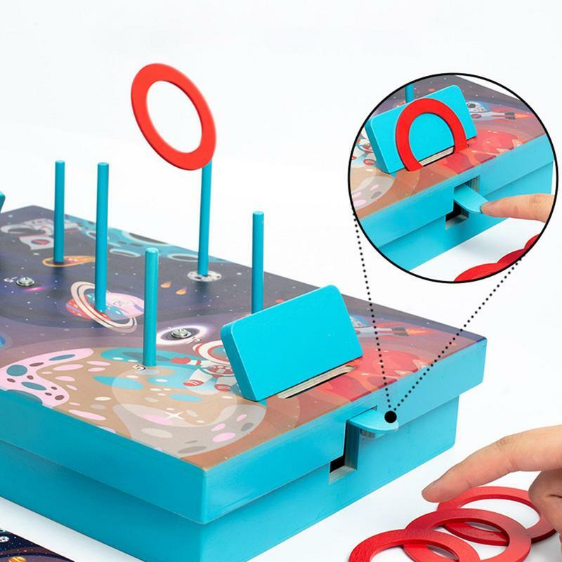 Table Top Games untuk anak-anak cincin ejeksi pertempuran papan permainan permainan keluarga malam menyenangkan kompetisi permainan papan permainan untuk orang dewasa dan anak-anak