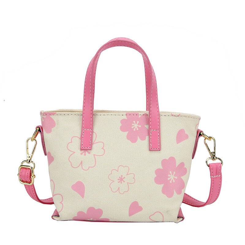 Women Small Bags 2022 Canvas Shoulder Diagonal Bag Mini Portable Girls Summer Fashion Mobile Phone Wallet Bag