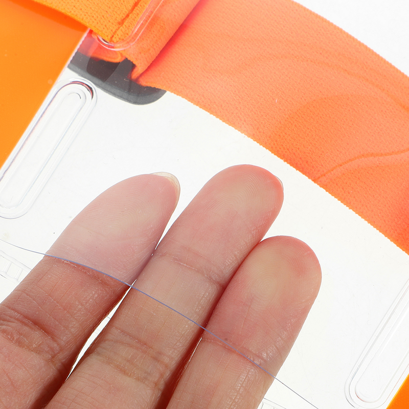 3 buah pemegang lencana lengan rumah kartu ID Armband pemegang kartu mudah untuk menggantung lencana pemegang penyimpanan pekerja nilon
