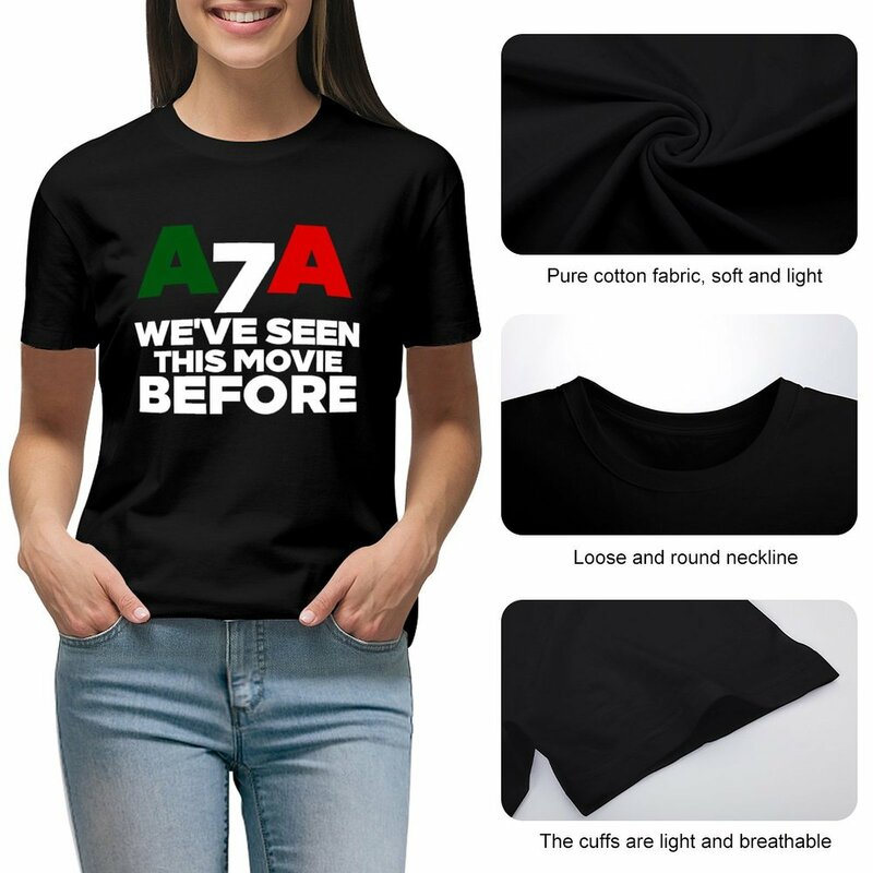 Zabawny a7a widzieliśmy ten film przed sarkastycznym cytatem t-shirt kawaii ubrania urocze bluzki ubrania vintage czarne koszulki dla kobiet