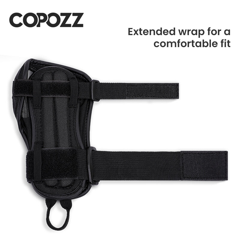 COPOZZ 1คู่ Roller สเก็ตข้อมือสนับสนุน Gym สกีที่ป้องกันข้อมือสเก็ตมือสโนว์บอร์ดป้องกันป้องกันมือผู้ชายผู้หญิงเด็ก