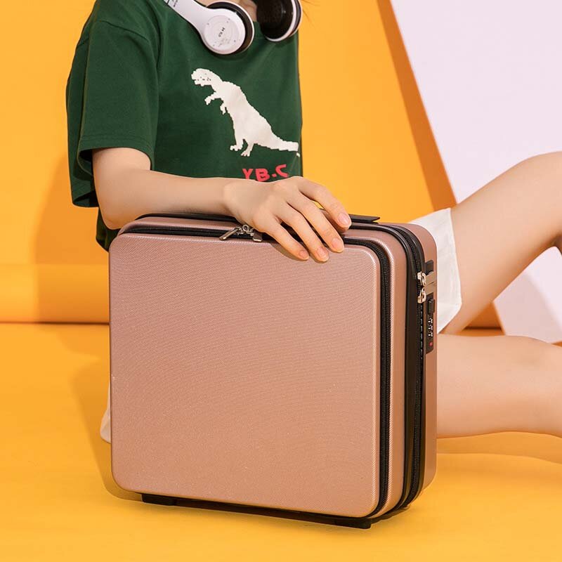 Mini valise à roulettes de couleur bonbon, boîte d'embarquement légère de 16 pouces, haute qualité, en promotion