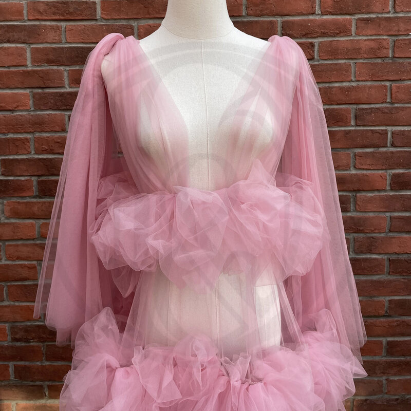Don & Judy abiti premaman Sexy Maxi Tulle Fluffy Dress Baby Shower accessori fotografici di lusso per matrimoni per donne in gravidanza