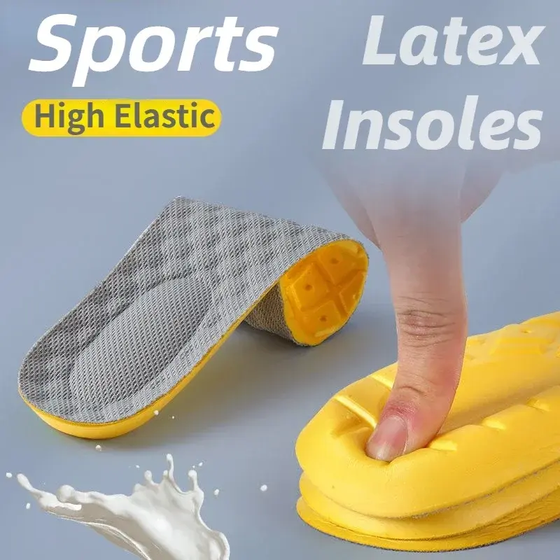 Látex Memória Espuma Palmilhas para Cuidados Com Os Pés, Soft Orthopedic Shoe Pads, Pés Cuidados Insert Almofada, Alta Elástica, Suporte
