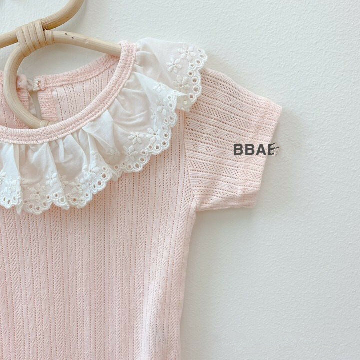 2024 Summer New Baby Short Sleeve Bodysuit Lace Collar Newborn Girl Cute Floral Jumpsuit Infant Toddler Cotton Clothes 0-24M