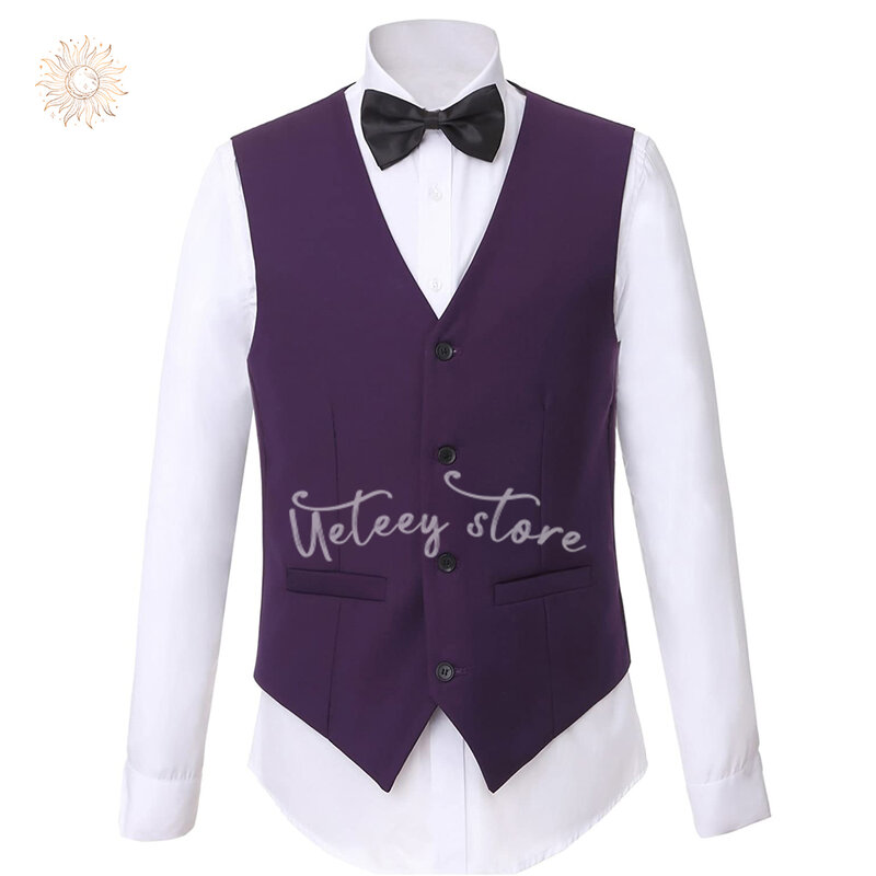 Boys 2024 Suits Slim Fit Toddler Tuxedo Suit Set for Teen Boys Communion Dress Clothes Kids Wedding Ring Bearer Outfit 3pcs