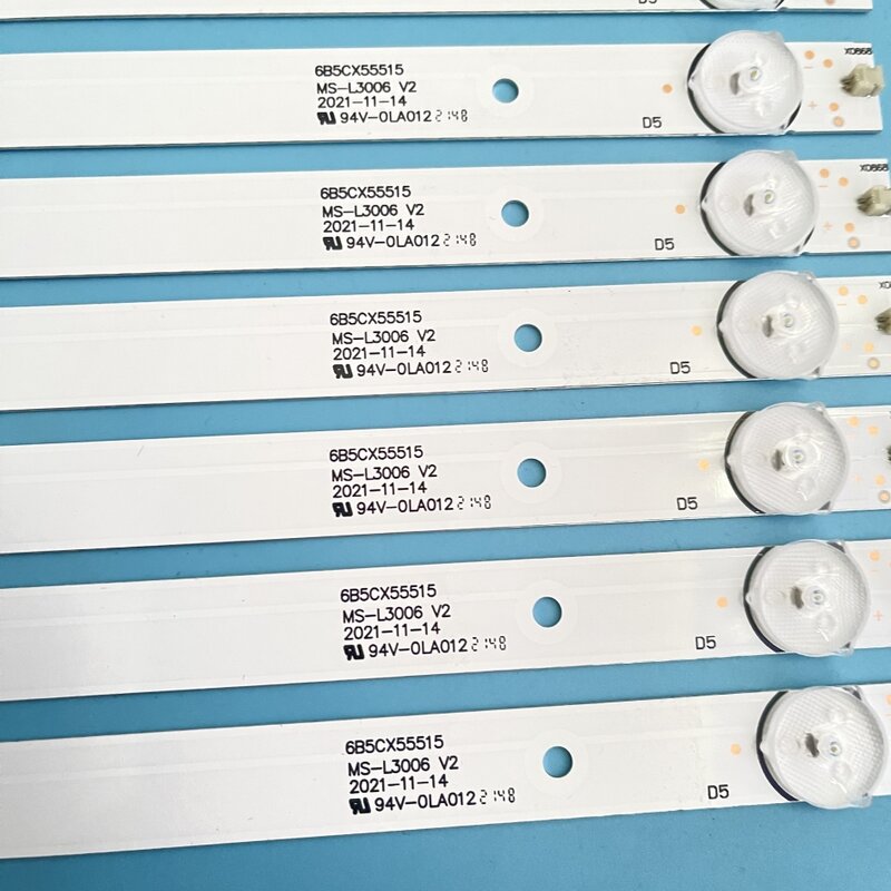 Tira de retroiluminação LED para Si58us, K58DLX9US, 58PU55STC-SM, Smx5819usm, CX580DLEDM, MS-L3006 V2, lâmpada 5