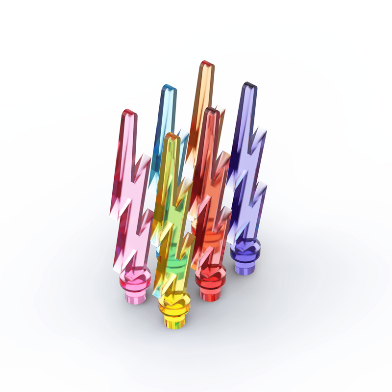 Blocos de Construção Rainbow Pig para Crianças, Peças MOC, Onda, Raio Angular, Tijolos Compatíveis, DIY Particle, Puzzle Toy Gift, 27256