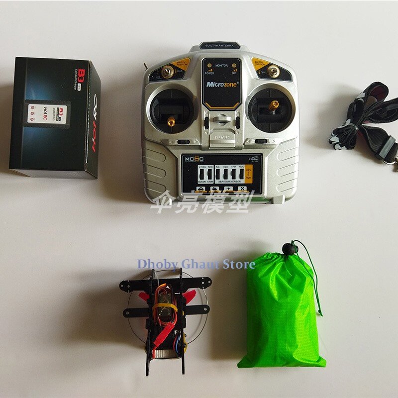 RC 패러글라이더 구동 드론리프 1.0 산책 개 또는 어린이 비행 낙하산, 밝은 모델 비행 패러글라이더 모델 장난감, 1m