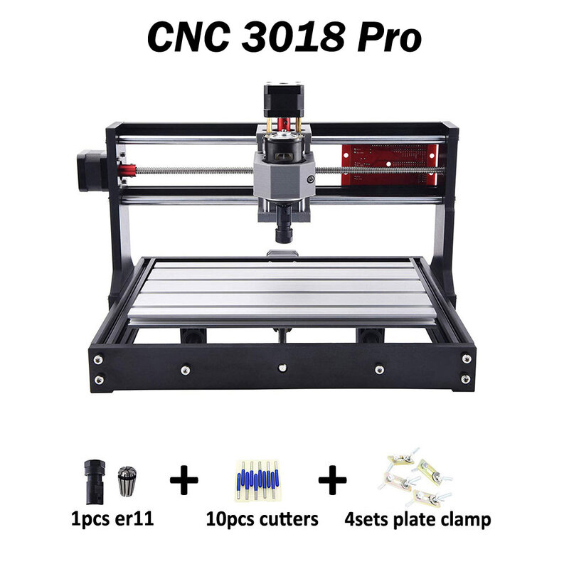 CNC 3018 PRO bricolage cnc machine de gravure Pcb Fraiseuse laser machine de gravure GRBL contrôle cnc graveur
