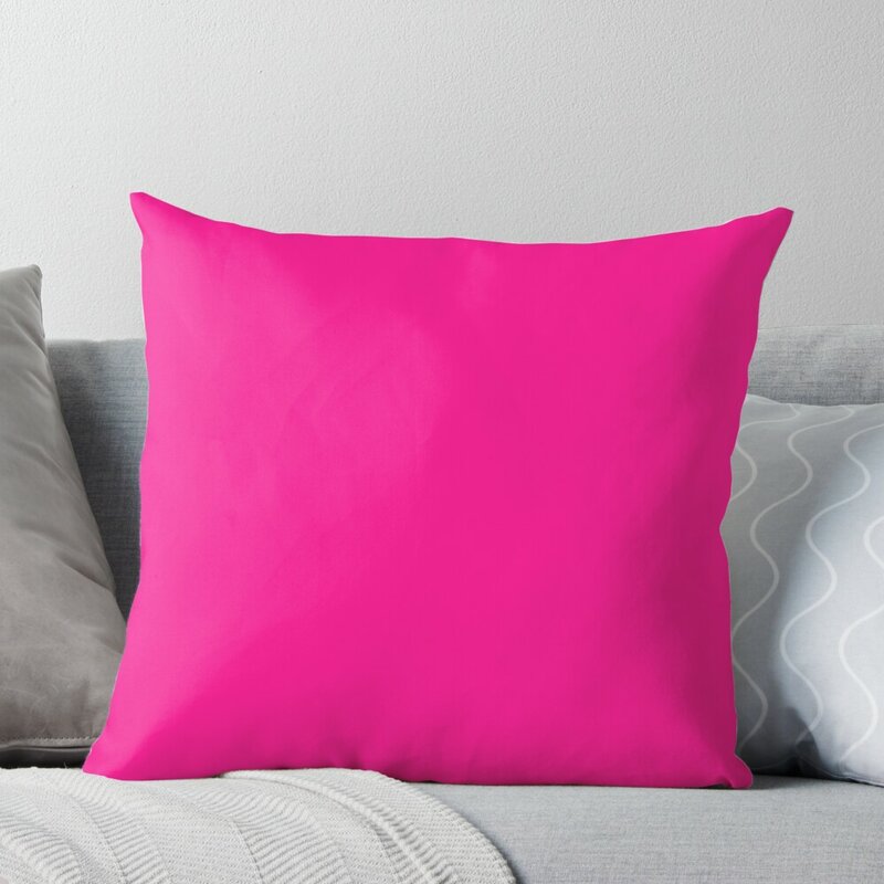 Однотонные темно-розовые-100 розовые оттенки на подушках ozcushion на все изделия наволочки на диванные подушки домашний декор