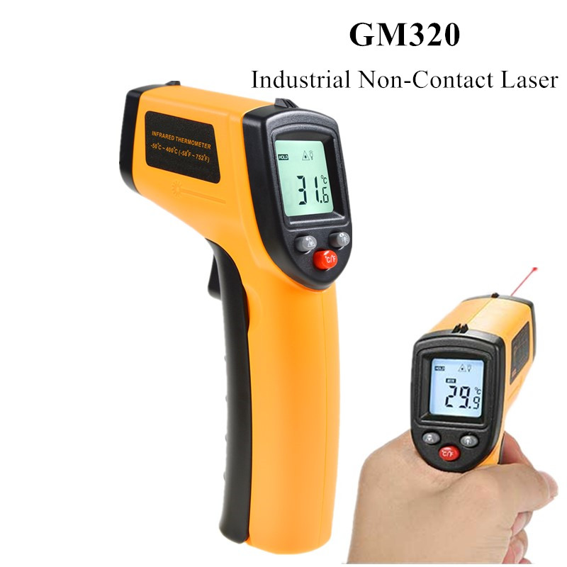 2022 Non-Contact IR Infrared Thermometer Digital LCD Laser Home Industrial Measurement Temperature Meter Worldwide Dropshipping