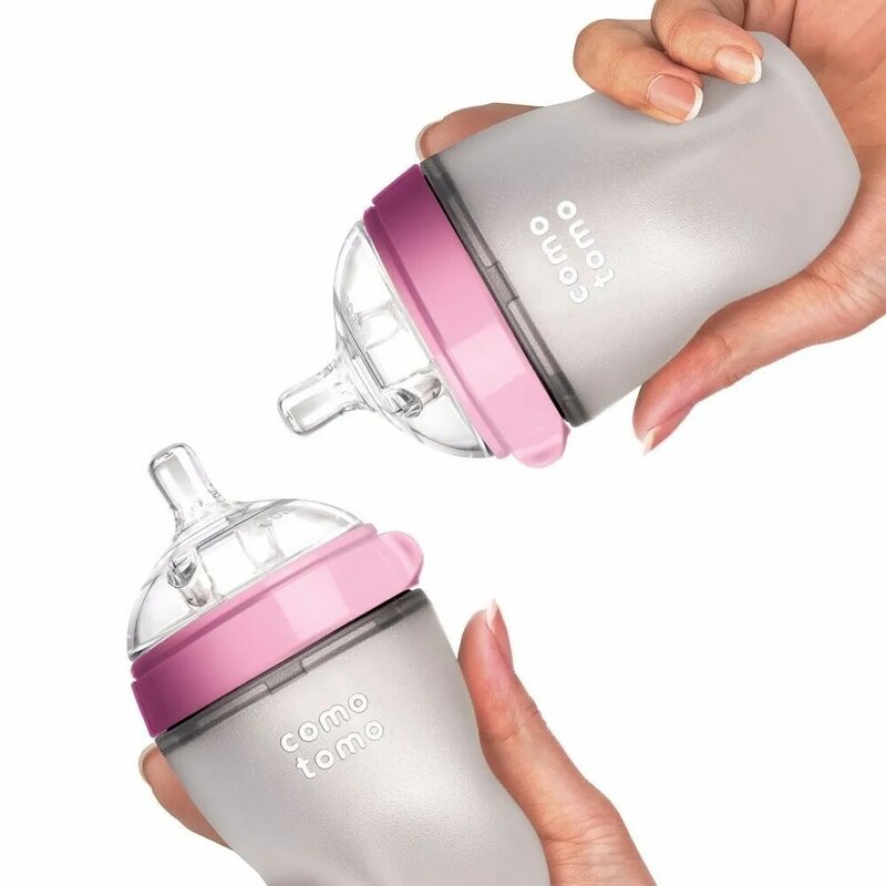 BiSantos Spekids en silicone sans BPA pour bébé, biSantos d'alimentation au lait pour bébé, 5oz, 150ml, 8oz, 250ml