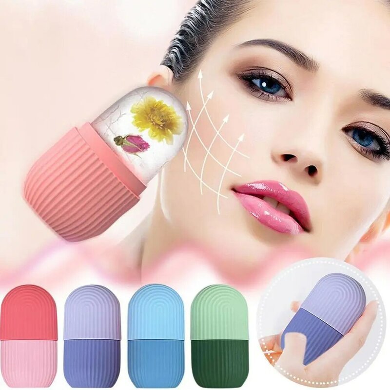 Silicone Ice Cube Tray Facial Ice Ball Massager Calms Acne Beauty Pores Skin Tools Relieves Care Reduces Facial Redness Tig X4W0