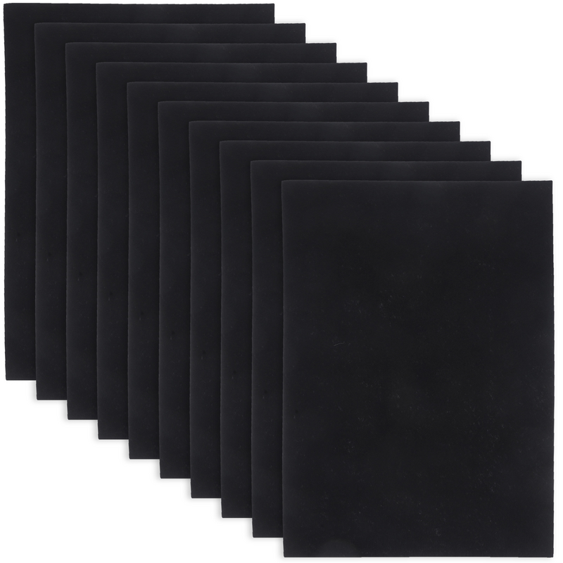 Fogli di feltro autoadesivi papel fieltro neri multiuso per la realizzazione di arte e artigianato