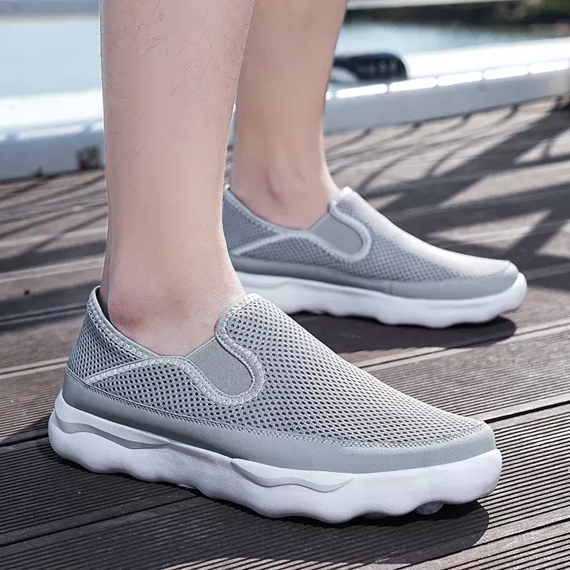 Męskie trampki letnie oddychające bieganie sportowe 2024 letnie nowe buty sportowe lekkie buty sportowe mody