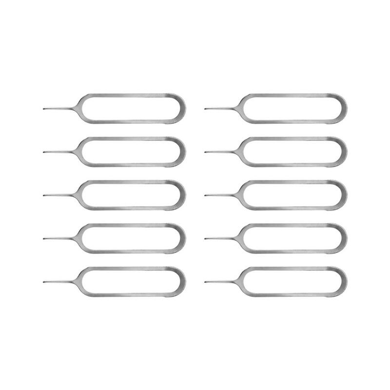 10 Stuks Telefoon Sim Kaart Pin Pick-Up Pinnen Open Sleutel Tool Ejector Tools