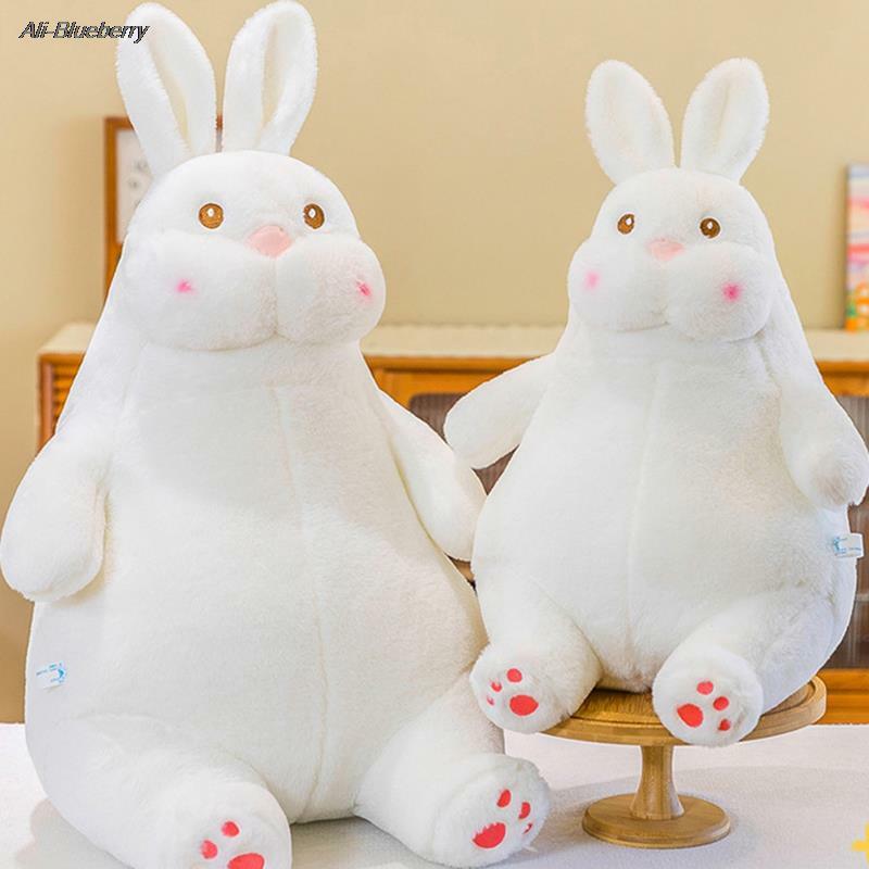 45cm leniwy lalka-królik piękny miękki pluszowy zabawka Kawaii lalka poduszka do spania lalka materiałowa dekoracja domu dla dzieci prezent urodzinowy dla dzieci