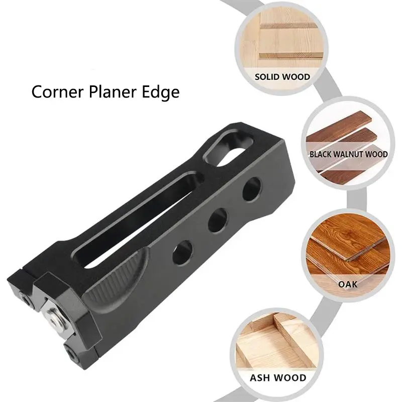 Blade Edge Corner Planer Woodworking Edge Banding Arc Trimming Manual Planer Wood Chamfering Fillet Scraper Board Deburring Tool